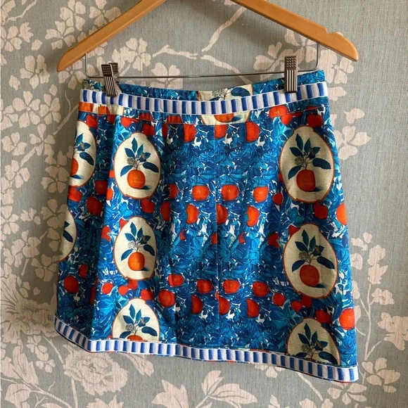 Hunter Bell Orange Grove Powell Skirt size 6 NWT - Picture 6 of 8